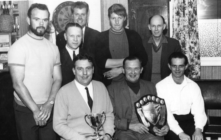 Keith Stones with dart team - Copy